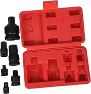 Universal Socket Adapter Kit 1 Set Low Profile Socket Converter for Car Vehicle Repair Metric Size