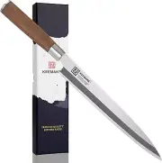 Keemake 24cm Sashimi Knife Yanagiba Kitchen Fish Sushi Salmon Slicing Chef Knife