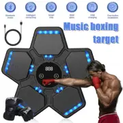 Boxing Training Music Electronic Boxing Wall Target Smart Wall Mounted W/ Glove