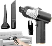 Huvqianu Vacuum Car Cleaner, Handheld Car Vacuum, Cordless Vacuum, Air Duster, High-powered Cordless Car Cleaner With Air Duster Function, Perfect For Thorough Interior Cleaning