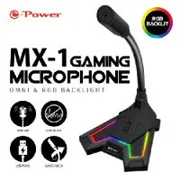 在飛比找松果購物優惠-e-Power e-Power MX-1 RGB電競麥克風 