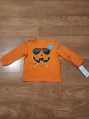 Halloween Baby/Toddler Shirt, Glow In The Dark, Size 12 M