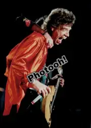 Mick Jagger Singing And Smiling Celebrity REPRINT RP #7445