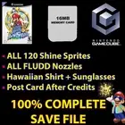 Super Mario Sunshine FULL GameCube Memory Card