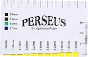 SVCEQZE 5 Pieces Guitar String Height Gauge, 8.5x5.3cm String Height Gauge Digital, Guitar Action Ruler, Portable Professional Precise Ruler, Setup, Luthier Measuring Tool