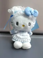 Hello Kitty Light Blue Days Mascot Holder Plush New Tag Sanrio