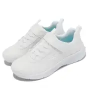 Skechers Microspec-Classmate Cutie White Kids Preschool Strap Casual 302607-LWHT