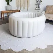 EarthsideFloorCoveringMarshmallow - Home Birth Essentials - Plastic Cover for Birthing Pool for Home Births (8.3 x 9) - Marshmallow - Home Birth Kit - PVC Plastic Pools - Home Birth Supplies