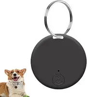 Item Tracker Devices - Portable GPS Tracker for Phones | Two-Way Alarm Reminder Mobile Smart Anti Loss Device Key Finder Locator | Real-Time Tracking Tool for Pets Phones(Black)