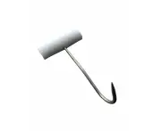 Butchers Boning Hook Cylindrical Round Meat Hook Boning Hook - White