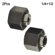 Set of Two Chuck Collets for Compatible with For DW6214 & DW616 Routers