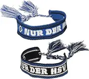 Hamburger SV Knitted Bracelet Set of 2, Polyester