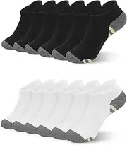 [RIPBIG] Copper Ankle Compression Socks for Women & Men - Plantar Fasciitis Arch Support Running Socks for Athletic