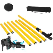laser level rod, 13.8 feet/4.2M telescopic rod and 3.9 feet, with 5/8 and 1/4...