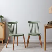Frida Dining Chair - Set of 2 - Sage Green