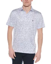 TailorByrd Ditzy Floral Performance Polo Shirt