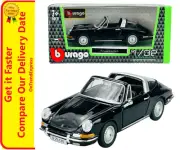 Bburago 1967 Porsche 911 Black 1:32 Diecast Model Car
