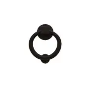Baldwin 0195190 Ring Knocker, Satin Black