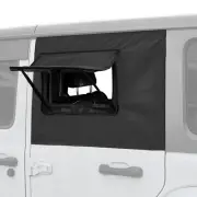JOYTUTUS Rear Wrangler Side Window Sun Shade Rain Cover Camping Window Insect...