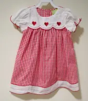 NWT Classic Whimsy Embroidered Hearts Dress Girl's Size 7