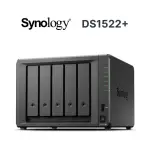 【SYNOLOGY 群暉科技】搭 250GB 外接 SSD ★ DS1522+ 5BAY NAS 網路儲存伺服器