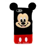 日本進口DISNEY IPHONE5【快樂米奇】3D絨毛手機背蓋