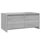 Wooden Coffee Table Grey Sonoma 90cm Modern Sofa Lounge Side Storage Drawers