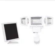 2 Westinghouse 2000 Lumen Triple Head Motion Activated Solar Security Light Lot