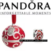 2017 Pandora Black Friday Red Ornament & Charm Lot Set