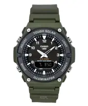 Casio Illiminator Analog Digital Tough Solar Movement AQ-S820W-3BV Mens Watch World Time Alarm Backlight 100M