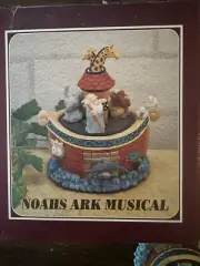 Noah's Ark Music Box- Interactive --If I could Talk To The Animals