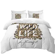 Inspiring Leopard Skin Pattern Quilt Cover