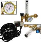 Lot 2 Extoic CO2 Injection System Regulator Grow Hydroponics Flow Meter Controls