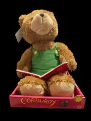 Read Along with Corduroy Teddy Bear New And Working With Story Book