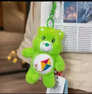 Authentic Care Bears Kite Green Plush Backpack Charm Teddy Bear 15 cm