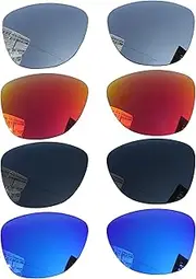 [Acefrog] 4 Pairs Polarized Replacement Lenses for Oakley Frogskins OO9013 Sunglasses, Shatterproof, Anti-scratch, Perfectly Fit, Value Pack 1