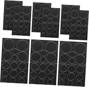 GRADENEVE 30 Sheets Decorative Cloth Stickers Self-Adhesive Circle Patches Convenient Repairing Patches Circle Patches for Clothes Decorative Garment Pads Multi-use Clothes Pads