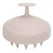 Pet Massage Brush Multifunctional Soft Silicone Pet Grooming Tool for Massage BathingBeige