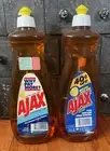New NOS Vintage Ajax Lemon Dishwashing Liquid Soap Lot of 2 RARE