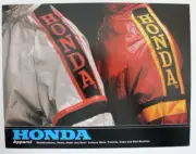 HONDA GENUINE CLASSIC CLOTHING / APPAREL FLYER / BOOK BOOKLET