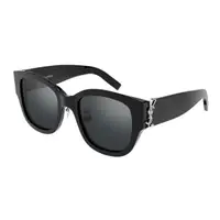 在飛比找momo購物網優惠-【YSL】膠框太陽眼鏡(SLM95/K-002)