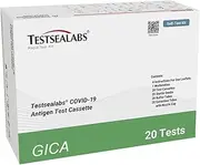 Testsealabs COVID-19 Rapid Antigen Test Kit Nasal Swab - 20 Test, 12.0 count