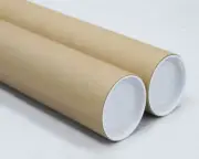 Mailing Tubes with Caps, 3 inch x 24 inch (2 Pack) | MagicWater Supply