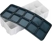 12 Grids Plastic Storage Case Airtight Watercolor Palette with Lid, Travel Paint Tray Wet Palette