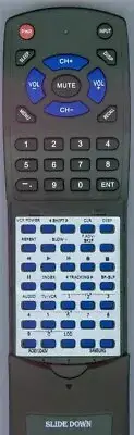 Replacement Remote for Samsung VR8805, AC93-10040V, 634-104
