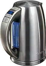 Cuisinart Multi-Temp Kettle, Quick Boil, 3 KW, Wireless, Stainless Steel Finish, 1.7 L Capacity, Adjustable Temperature, Removable, Washable Anti-limescale Filter, Silver