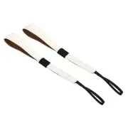 Camera Wrist Straps, 2Pcs PU Leather Adjustable Hand Wristlet Lanyards, White