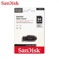 在飛比找Yahoo!奇摩拍賣優惠-SANDISK 64G Ultra Curve CZ550 