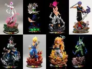 Dragon Ball Z Figure Vegeta Trunks Goten Frieza Majin Anime Statue Collection
