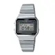 【CASIO 卡西歐】經典時尚復古電子錶 不鏽鋼錶帶 星空銀 生活防水(A700W-1A)